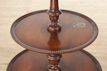 Load image into Gallery viewer, Triple Tiered Mahogany Display Table
