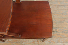 Load image into Gallery viewer, Vintage Mahogany Two-Tier Telephone Table with Magazine Shelf
