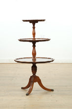 Load image into Gallery viewer, Triple Tiered Mahogany Hope Display Table
