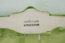 Load image into Gallery viewer, Ceramicas Umnome Green Trolley Wall Plaque Mid Century
