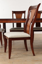 Load image into Gallery viewer, Trotter Dining Set - 6 Chairs, 2 Leaves - New Upholstery
