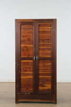Load image into Gallery viewer, Vintage Solid Cedar Armoire – 68” Tall, Original Hanging Wardrobe Cabinet
