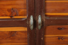 Load image into Gallery viewer, Vintage Solid Cedar Armoire – 68” Tall, Original Hanging Wardrobe Cabinet
