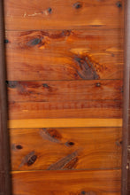 Load image into Gallery viewer, Vintage Solid Cedar Armoire – 68” Tall, Original Hanging Wardrobe Cabinet

