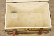 Load image into Gallery viewer, Trunk Line, Inc. Brass-Clad Steamer Trunk Chest – Made in Kerens, Texas, USA
