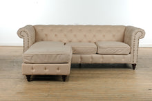 Load image into Gallery viewer, Tufted Couch with Chaise

