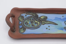 Load image into Gallery viewer, STAG Studio Pottery Turtle Tray Hand Painted Ceramic Dish 8 5 Inch
