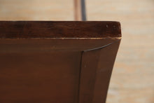 Load image into Gallery viewer, Globe Twin Size Sleigh Bed in Rich Dark Wood Finish
