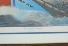 Load image into Gallery viewer, Two Surfmen On Patrol US Coast Guard Limited Edition Print Signed Framed 26 x 20
