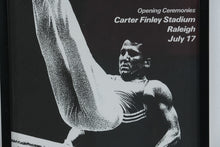 Load image into Gallery viewer, Framed U.S. Olympic Festival 1987 North Carolina Poster Carter Finley Stadium
