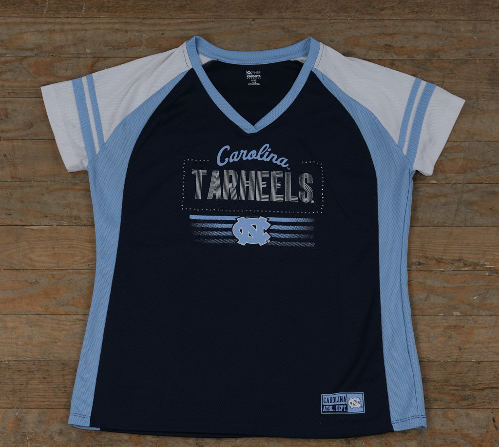 UNC Tar Heels Women’s Athletic V-Neck Jersey Shirt – Size XL