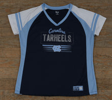 Load image into Gallery viewer, UNC Tar Heels Women’s Athletic V-Neck Jersey Shirt – Size XL
