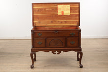 Load image into Gallery viewer, Unique Cedar Hope Chest on Queen Anne Legs
