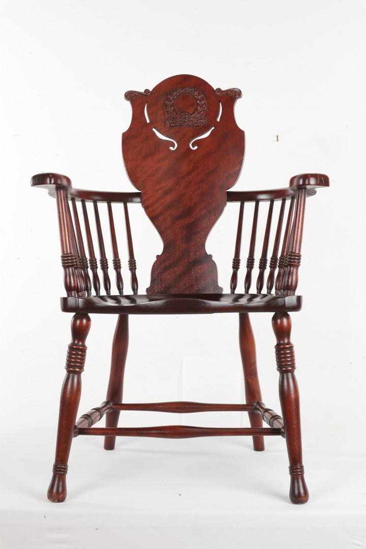 Wreath Windsor Arm Chair