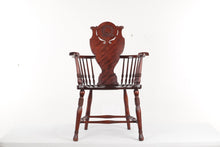 Load image into Gallery viewer, Wreath Windsor Arm Chair
