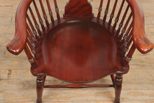 Load image into Gallery viewer, Wreath Windsor Arm Chair
