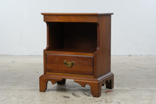 Load image into Gallery viewer, Unique Furniture Makers Solid Cherry Nightstand Side Table One Drawer 26 Inch

