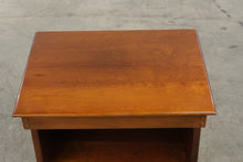 Load image into Gallery viewer, Unique Furniture Makers Solid Cherry Nightstand Side Table One Drawer 26 Inch
