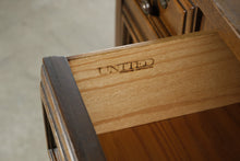 Load image into Gallery viewer, United Furniture Solid Oak Triple Dresser with Center Cabinet and Nine Drawers - Online Only
