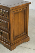 Load image into Gallery viewer, United Furniture Solid Oak Triple Dresser with Center Cabinet and Nine Drawers - Online Only
