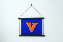 Load image into Gallery viewer, University of Virginia Hanging Stained Glass Panel - UVA
