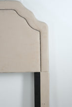 Load image into Gallery viewer, Queen Upholstered Headboard with Nailhead Trim – 64”W x 58”H
