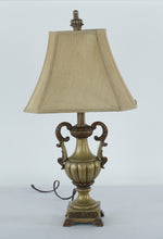 Load image into Gallery viewer, Rubbed Pewter Finish Table Lamp – 27.5&quot; Tall Transitional Accent Lamp with 5.25&quot; Base
