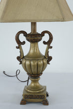 Load image into Gallery viewer, Rubbed Pewter Finish Table Lamp – 27.5&quot; Tall Transitional Accent Lamp with 5.25&quot; Base
