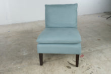 Load image into Gallery viewer, Uttermost Light Blue Upholstered Slipper Chair
