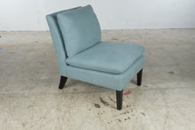 Load image into Gallery viewer, Uttermost Light Blue Upholstered Slipper Chair
