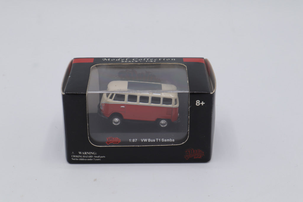 Malibu International VW Bus T1 Samba (1:87 HO Scale, Diecast Model, #108)