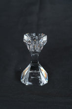Load image into Gallery viewer, Villeroy Boch Crystal Candlestick Pair Faceted Modern Germany
