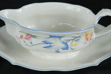 Load image into Gallery viewer, Villeroy Boch Riviera Gravy Boat With Underplate Porcelain Floral
