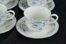 Load image into Gallery viewer, Villeroy Boch Riviera Cup and Saucer Set of 7 Floral Porcelain
