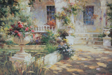 Load image into Gallery viewer, “Sunlit Colonnade” Framed Art Print by Vail Oxley – 15.5&quot; x 13&quot;
