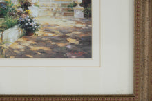 Load image into Gallery viewer, “Sunlit Colonnade” Framed Art Print by Vail Oxley – 15.5&quot; x 13&quot;
