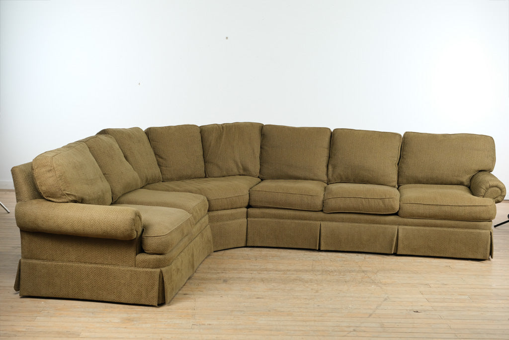 Green Mt Clair Sectional Couch by Vanguard Furniture