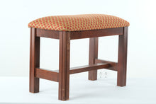 Load image into Gallery viewer, Vanity Bench with New Basket Weave Upholstery
