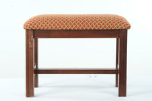 Load image into Gallery viewer, Vanity Bench with New Basket Weave Upholstery
