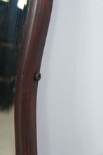 Load image into Gallery viewer, Antique Mahogany Vanity Mirror Beveled Glass Carved Wood Frame 36 by 34
