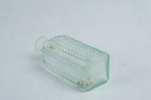 Load image into Gallery viewer, Antique Vapo Cresolene Co Aqua Glass Medicine Bottle Diamond Pattern 5 Inch

