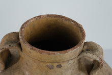 Load image into Gallery viewer, Antique European Two Handle Glazed Terracotta Pottery Jug 14 x 11
