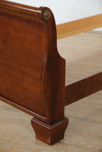Load image into Gallery viewer, Vaughan Twin Size Sleigh Bed – Solid Wood with Adjustable Height
