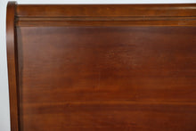 Load image into Gallery viewer, Vaughan Twin Size Sleigh Bed – Solid Wood with Adjustable Height
