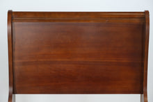 Load image into Gallery viewer, Vaughan Twin Size Sleigh Bed – Solid Wood with Adjustable Height
