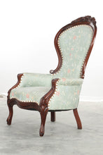 Load image into Gallery viewer, Victorian Arm Chair with Carved Roses
