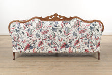 Load image into Gallery viewer, Gorgeous Victorian Couch / Sofa with Bright Floral Upholstery
