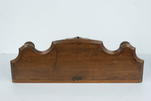 Load image into Gallery viewer, Antique Victorian Wall Shelf with Carved Wood Bracket &amp; White Marble Top – Ornate 19th-Century Display Shelf
