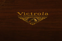 Load image into Gallery viewer, Mahogany Victrola Storage Cabinet with Lift-Top
