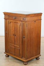 Load image into Gallery viewer, Mahogany Victrola Storage Cabinet with Lift-Top
